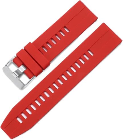 Silicone Watch Band 22mm Rubber Bracelet Universal Quick Release Replacement Strap Sports Soft in Saudi Arabia