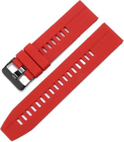 Silicone Watch Band 22mm Rubber Bracelet Universal Quick Release Replacement Strap Sports Soft in Saudi Arabia