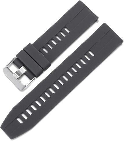 Silicone Watch Band 22mm Rubber Bracelet Universal Quick Release Replacement Strap Sports Soft in Saudi Arabia
