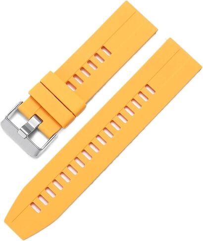 Silicone Watch Band 22mm Rubber Bracelet Universal Quick Release Replacement Strap Sports Soft in Saudi Arabia
