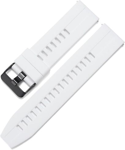 Silicone Watch Band 22mm Rubber Bracelet Universal Quick Release Replacement Strap Sports Soft in Saudi Arabia