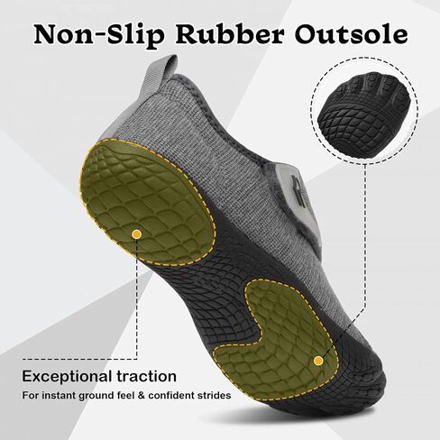 relxfeet Men's Slippers Wide Width Adjustable Orthopedic Diabetic House Shoes for Neuropathy Swollen Feet Relief Non-Slip Rubber Sole Indoor Outdoor in Saudi Arabia