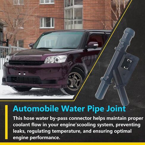 16264-21090 Automobile Water Pipe Joint, Hose Water By-Pass Connector, Compatible with Toyota Mark X, Corolla Rumion, Blade, Auris, Scion xB 2008-2015, 2.4L, Replace 1626421090 in Saudi Arabia