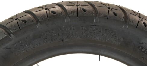 Kenda K329 120/90-10 56J Front/Rear Motorcycle Bias Tire - designed for scooter and moped enthusiasts, (120-90-10 56J) with Kenda Keychain in Saudi Arabia