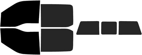 The Tint Effect Precut Window Tint Kit Compatible with Ford F-150 Crew Cab Truck (2021-2026) (Includes: Front Door Window precuts in 30%) Automotive Film in Kuwait