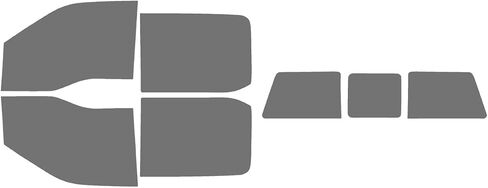 The Tint Effect Precut Window Tint Kit Compatible with Ford F-150 Crew Cab Truck (2021-2026) (Includes: Front Door Window precuts in 30%) Automotive Film in Kuwait