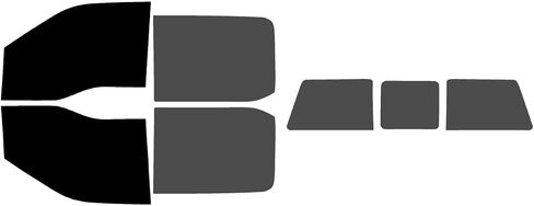 The Tint Effect Precut Window Tint Kit Compatible with Ford F-150 Crew Cab Truck (2021-2026) (Includes: Front Door Window precuts in 30%) Automotive Film in Kuwait