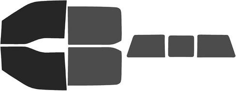 The Tint Effect Precut Window Tint Kit Compatible with Ford F-150 Crew Cab Truck (2021-2026) (Includes: Front Door Window precuts in 30%) Automotive Film in Kuwait