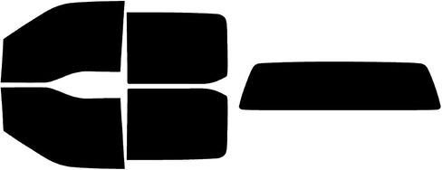 The Tint Effect Precut Window Tint Kit Compatible with Ford F-150 Crew Cab Truck (2021-2026) (Includes: Front Door Window precuts in 30%) Automotive Film in Kuwait