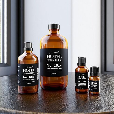 Hotel Diffuser Oil Inspired by The Ritz Carlton - No. 1014 - AirScent Essential Oil Blend - 10 mL, 0.34 fl oz Fragrance Oil Dropper Bottle for Aromatherapy Diffusers - Ritz Carlton Scent Diffuser Oil in Kuwait