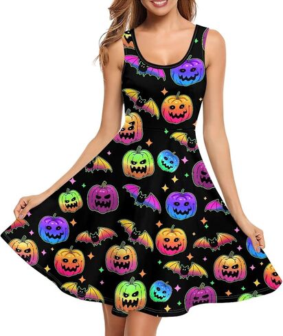 Casual Sleeveless A-Line Dresses for Women Tank Top Dress with Pockets XS - 4XL in Kuwait