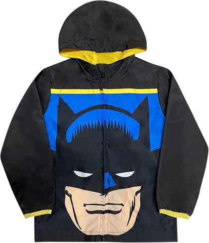 DC Comics Justice League Batman Windbreaker Jacket Toddler to Little Kid in Saudi Arabia