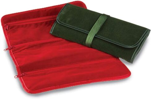 Solid 2-Piece Anti-Tarnish Jewelry Roll Set in Saudi Arabia