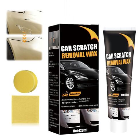 Scratch Remover for Vehicles, 2025 New Car Scratch Remover with Wipe and Sponge, Upgrade Car Scratch Repair Paste Adhesive Polishing Wax for Repairing Scratches, Car Paint Scratch Repair Kit (1) in Kuwait