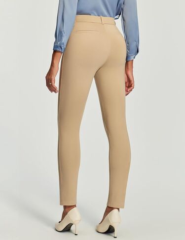 IUGA Stretchy Work Pants Women Pull On Skinny Dress Pants Women Slim Fit Office Teacher Business Casual Outfits with Pockets in Saudi Arabia