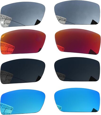 Acefrog 4 Pairs Polarized Replacement Lenses for Oakley Gascan OO9014 Sunglasses, Perfectly Fit, Impact Resistant, Anti-scratch, Women's Lenses, Value Pack in Saudi Arabia