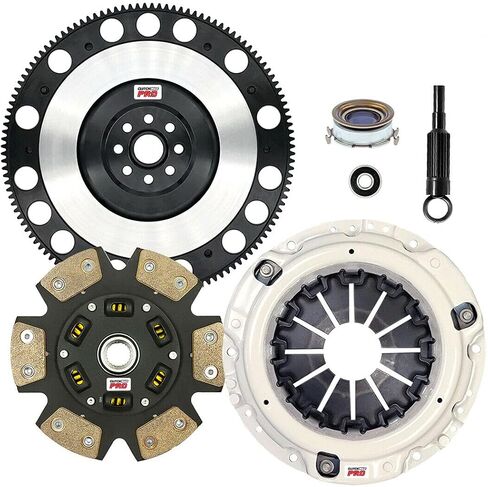 ClutchMaxPRO Performance Stage 3 Clutch Kit with Chromoly Flywheel Compatible with 2013-2016 Scion FR-S 2013-2020 Subaru BR-Z FA20 2017-2020 Toyota 86 4U-GSE 6-speed (CP16089HDCLSF-ST3) in Saudi Arabia