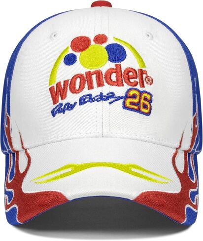 Talladega Nights Ricky Bobby Hat للرجال للنساء البالغين ، أزياء عيد الهالوين Wonder Bread Cap in Saudi Arabia