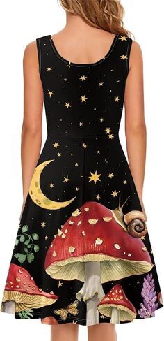 Casual Sleeveless A-Line Dresses for Women Tank Top Dress with Pockets XS - 4XL in Kuwait