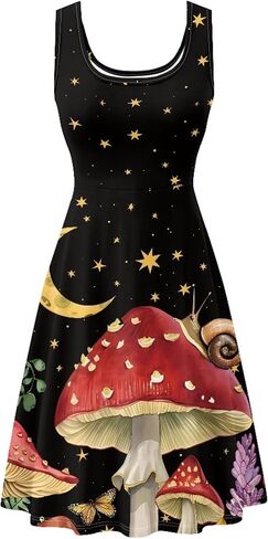 Casual Sleeveless A-Line Dresses for Women Tank Top Dress with Pockets XS - 4XL in Kuwait