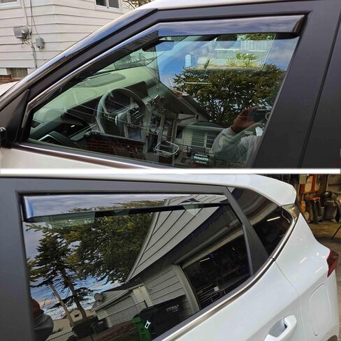 Rainproof Side Window Wind Deflectors for 2018-2025 Ford Focus Hatchback & Sedan, in-Channel Sun Rain Guard Sets,Window Visors for Cars,Vent Deflector for Ford Focus 19-25 Sedan FO112-IN in Saudi Arabia
