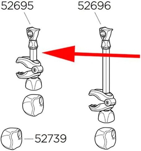 Thule Bike Parts Arm Short ، Standard ، 917/918 in Saudi Arabia