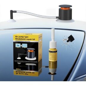 Windshield Chip Repair Kit with Vacuum Suction - Instant Fix Windshield Repair Kit for Chips and Cracks & Bullseyes on Sedans, SUVs, Trucks! Stops Crack Spreading in 20 Mins! (Crack Repair) in Saudi Arabia