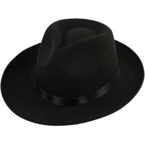 Costume Hat Fedoras Hat Musical Festival Hat Adult Winter Autumn Party Hat Unisex Headwear Stage Show Bowlers Hat in Kuwait