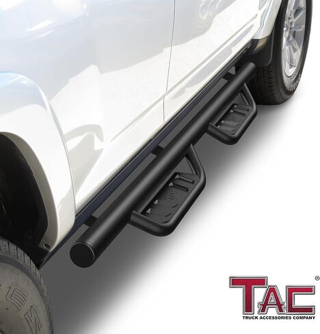 TAC Running Boards الخطوات الجانبية FIT 2010-2024 Toyota 4Runner (باستثناء 10-13 SR5/10-24 Limited/20-21 Nightshade Edition/22-24 TRD Sport) | 4 "إسقاط قضبان nerf 2pcs in Kuwait