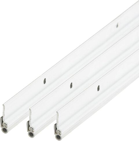 منتجات البناء M-D 69911 72 بوصة × 84 بوصة WS003 1/4 بوصة × 7/8 بوصة مجموعة شريط السير الوقائي لعضادة الباب المسطحة، برونزية in Kuwait