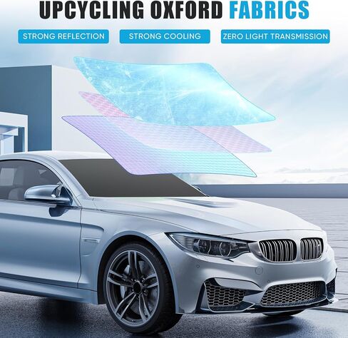 Automatic Retractable Car Sunshade, 2025 New Adjustable Auto Windshield Sun Shade, 35x50 inch Suction Cup Sunshade for Various Models, UV Blocking Protects for Drivers in Saudi Arabia