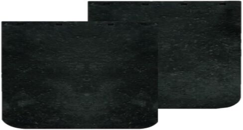 Buyers Heavy-Duty Rubber Semi-Truck Mud Flaps - Pair, 18in.W x 12in.L, Model Number B1812LSP in Saudi Arabia