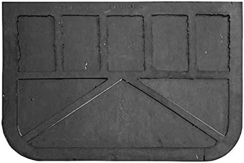 Buyers Heavy-Duty Rubber Semi-Truck Mud Flaps - Pair, 18in.W x 12in.L, Model Number B1812LSP in Saudi Arabia
