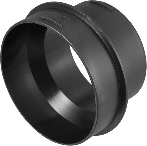 موصل موصل Unifizz Car Air Ducting Ducting مستقيم موصل قناة نورر أنبوب أسود 75 مم إلى 90 ملم in Saudi Arabia
