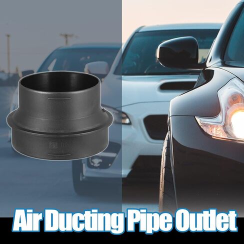 موصل موصل Unifizz Car Air Ducting Ducting مستقيم موصل قناة نورر أنبوب أسود 75 مم إلى 90 ملم in Saudi Arabia