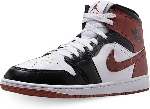 AIR JORDAN 1 MID SE "WHITE/DARK PONY-BLACK" in Saudi Arabia