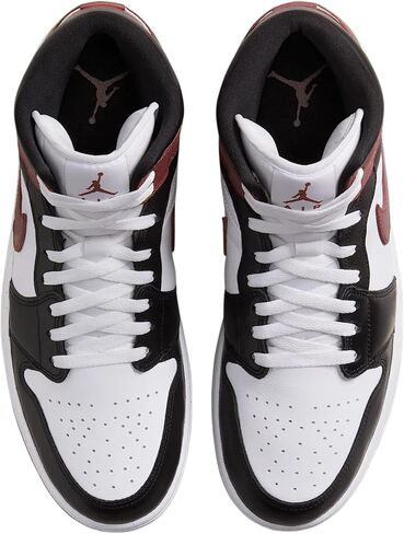AIR JORDAN 1 MID SE "WHITE/DARK PONY-BLACK" in Saudi Arabia