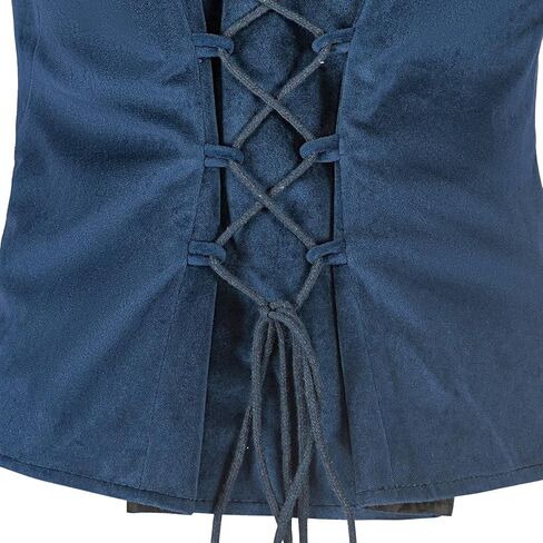 Women's Pirate Corset Renaissance Medieval Vest Steampunk Victorian Bodice in Saudi Arabia
