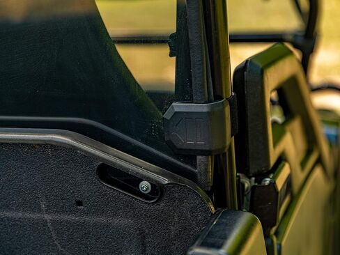 الزجاج الأمامي الخلفي SuperAtv لعام 2004+ John Deere Gator HPX / 620i / 825i / XUV 850 / XUV 855D / 625I (انظر التركيب) | مصنوع من 1/4 بوصة لبولي كربونات الضوء - 250x أقوى من الزجاج | الولايات المتحدة الأمريكية مصنوعة in Kuwait