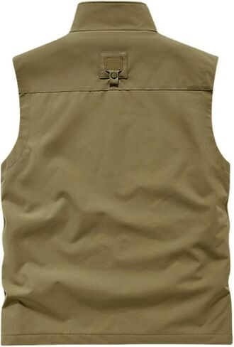 فائدة سترة للرجال صيد الجولف سفر المشي لمسافات طويلة صور الملابس خفيفة الأكياس مع جيوب in Kuwait