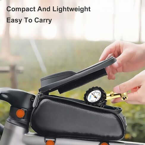 Godeosn Bike Tyre Pressure مقياس-رأس مزدوج لصمامات Schrader & Presta ، 0-60 psi / 4 bar ، قرص 1.5 بوصة مع غلاف الحماية من التروس-مناسب لـ MTB والطريق والدراجات الإلكترونية والسيارة والموتوبايك in Saudi Arabia