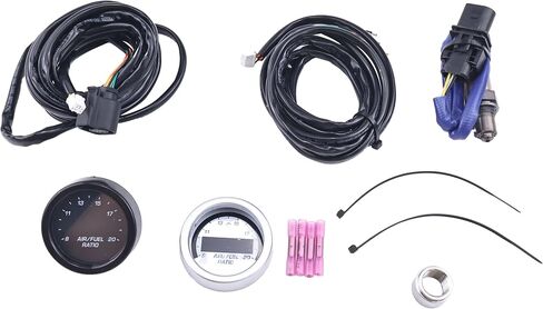 Air Fuel Ratio Gauge AFR 52mm with 4.9 LSU Sensor WideBand Sensor A/F Ratio O2 Controller Gauge Kit 30-4110 in Saudi Arabia