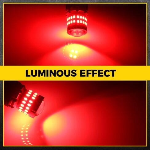 BMT xms 3157 LED Strobe Brake Lights Bulbs - 300% Brighter 3156 3047 3057 3457 4157 4057 Red Flashing Stop Tail Lights, 2Pcs in Saudi Arabia