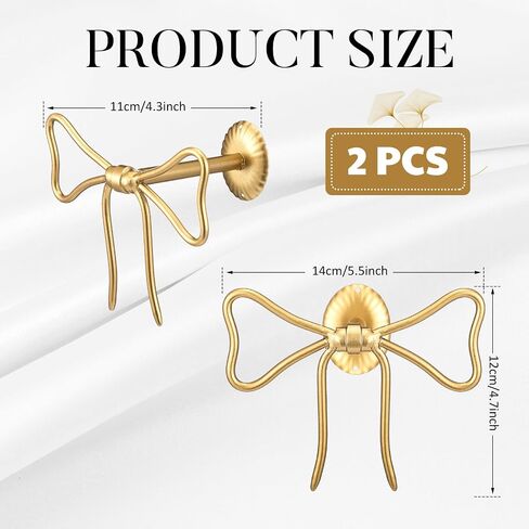 Kathfly 2 pcs الستار القوس Holdbacks الذهب المعدني الستار tiebacks جدار الجدار القوس الجدار السنانير سحب السنانير زخرفة لغرفة نوم غرفة المعيشة المنزل ديكور in Saudi Arabia