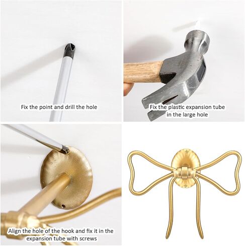 Kathfly 2 pcs الستار القوس Holdbacks الذهب المعدني الستار tiebacks جدار الجدار القوس الجدار السنانير سحب السنانير زخرفة لغرفة نوم غرفة المعيشة المنزل ديكور in Saudi Arabia