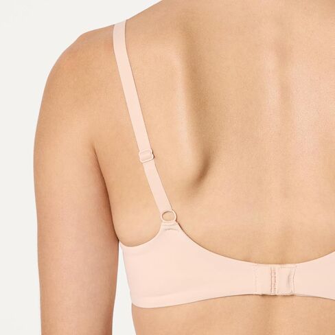 Amazon Essentials Women's Microfiber Lined Push Up Plunge Bra, Pack of 2 in Saudi Arabia
