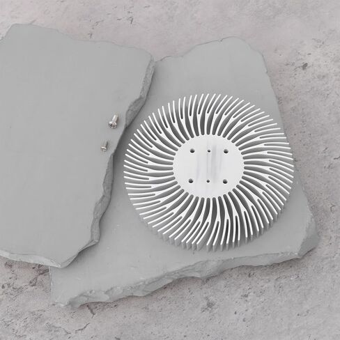 2pcs 90mmx10mm مستدير الألومنيوم بالوعة حرارة الحرارة تبريد 10 واط مصباح LED in Kuwait