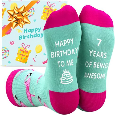 ZENO Birthday Gifts for Boys - Astronaut Socks - Birthday Gifts for Girls – Colorful Flamingo Socks in Saudi Arabia