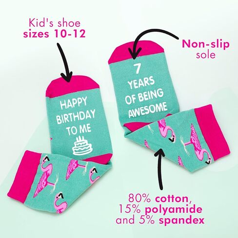 ZENO Birthday Gifts for Boys - Astronaut Socks - Birthday Gifts for Girls – Colorful Flamingo Socks in Saudi Arabia