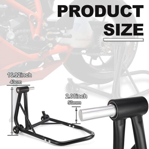 Xitomer 53.4mm Pin Motorcycle Single Side Swingarm Lift Fit For R1200GS 2000-2018, R1200GS ADVENTURE 2006-2018, R1250R 2018-2024, R1250RS 2019-2024, K1300R 2009-2016 Single-Sided Swingarm Lift in Saudi Arabia